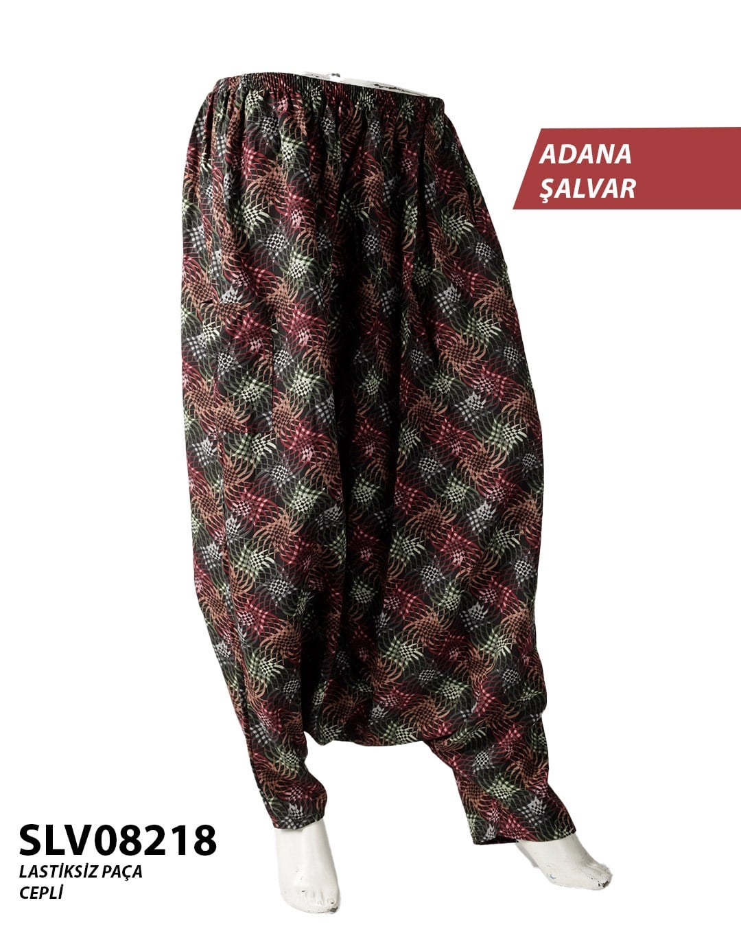 Yeni Viskon Adana Şalvar (Cepli) SLV08218-8001