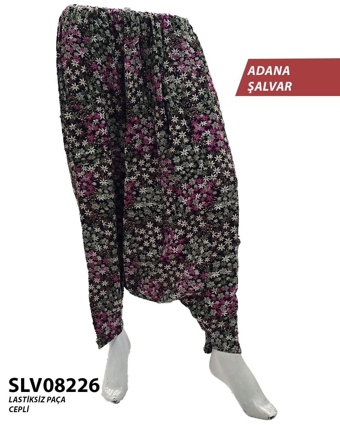 Yeni Viskon Adana Şalvar (Cepli) SLV08226-8930