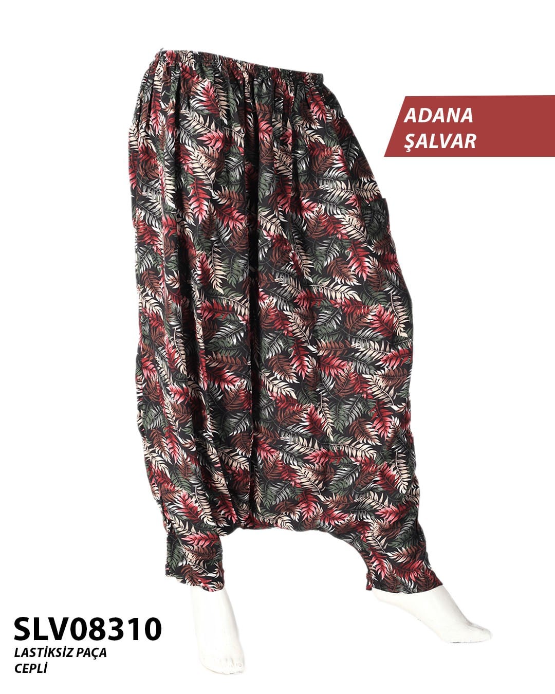 Yeni Viskon Adana Şalvar (Cepli) SLV08310-8112