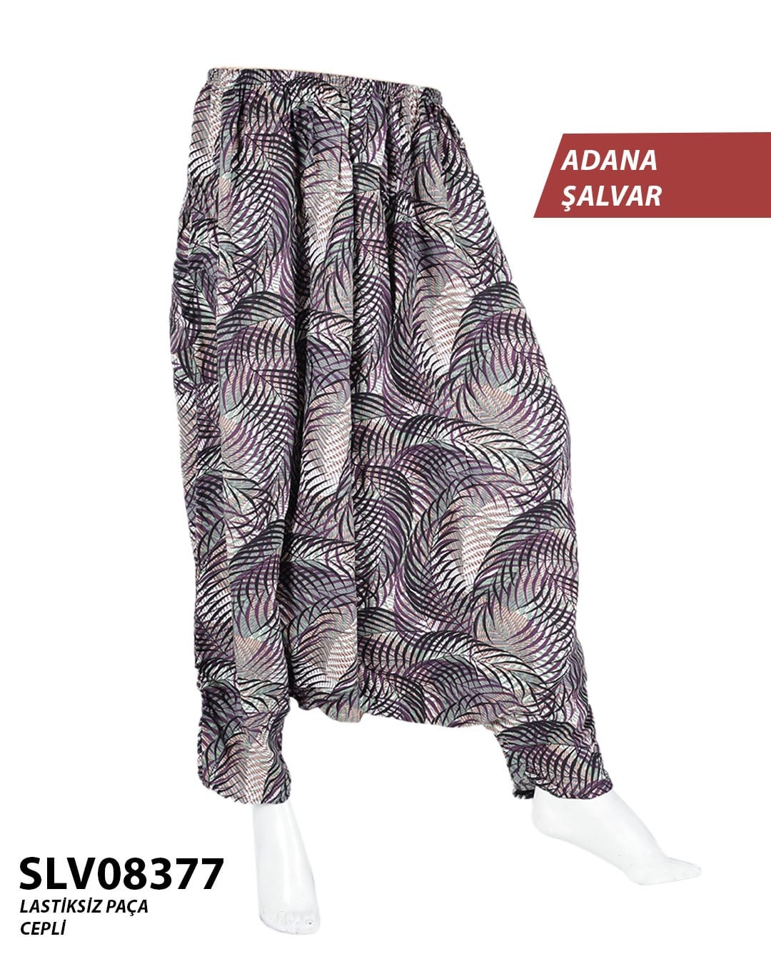 Yeni Viskon Adana Şalvar (Cepli) SLV08377-7416
