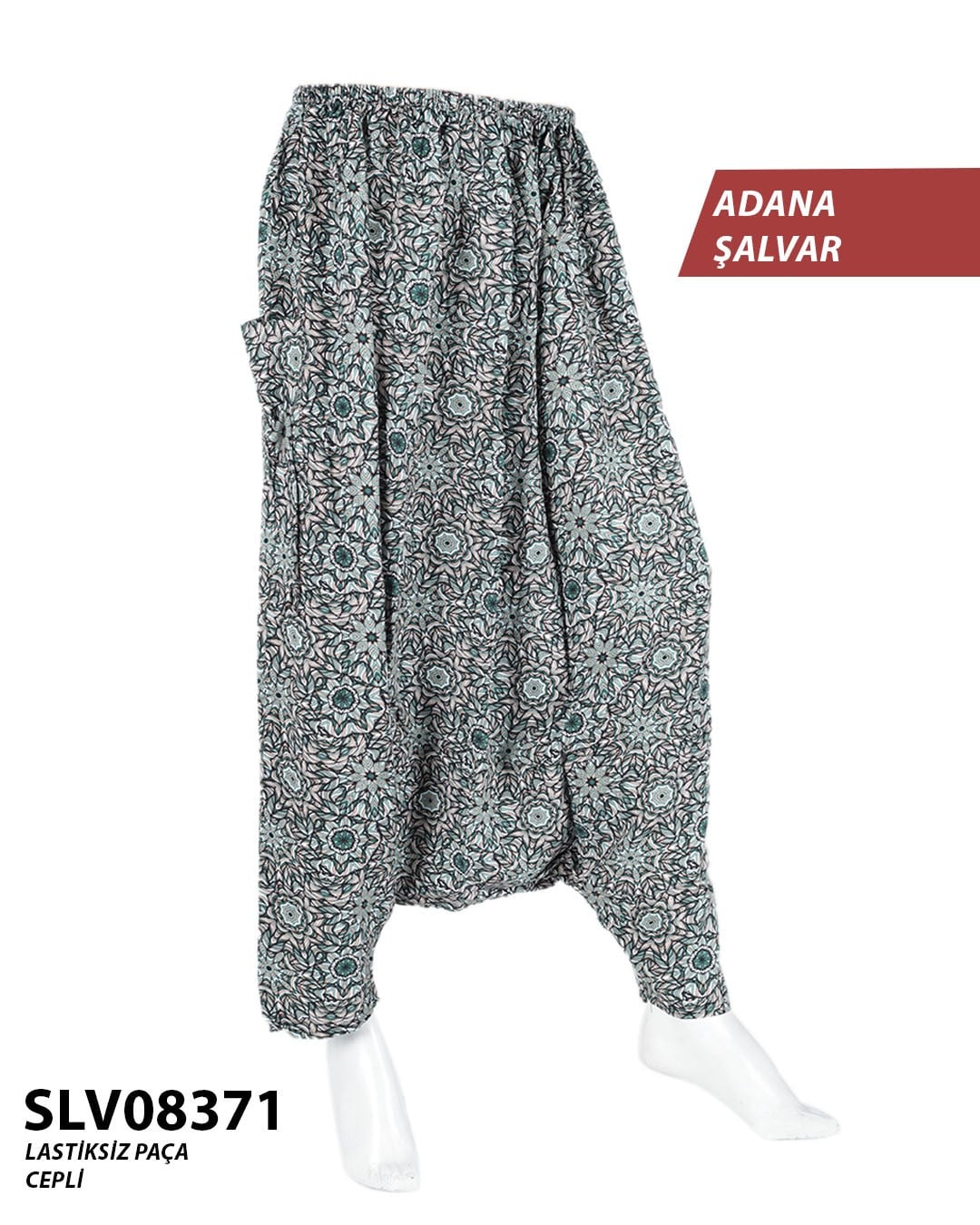 Yeni Viskon Adana Şalvar (Cepli) SLV08371-7334