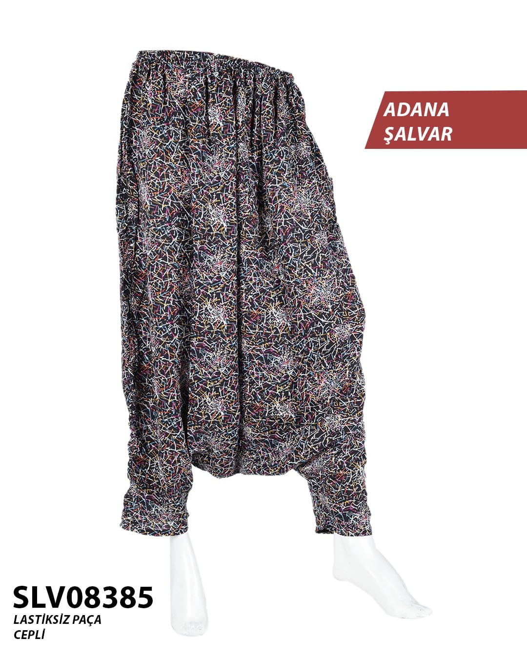 Yeni Viskon Adana Şalvar (Cepli) SLV08385-7430