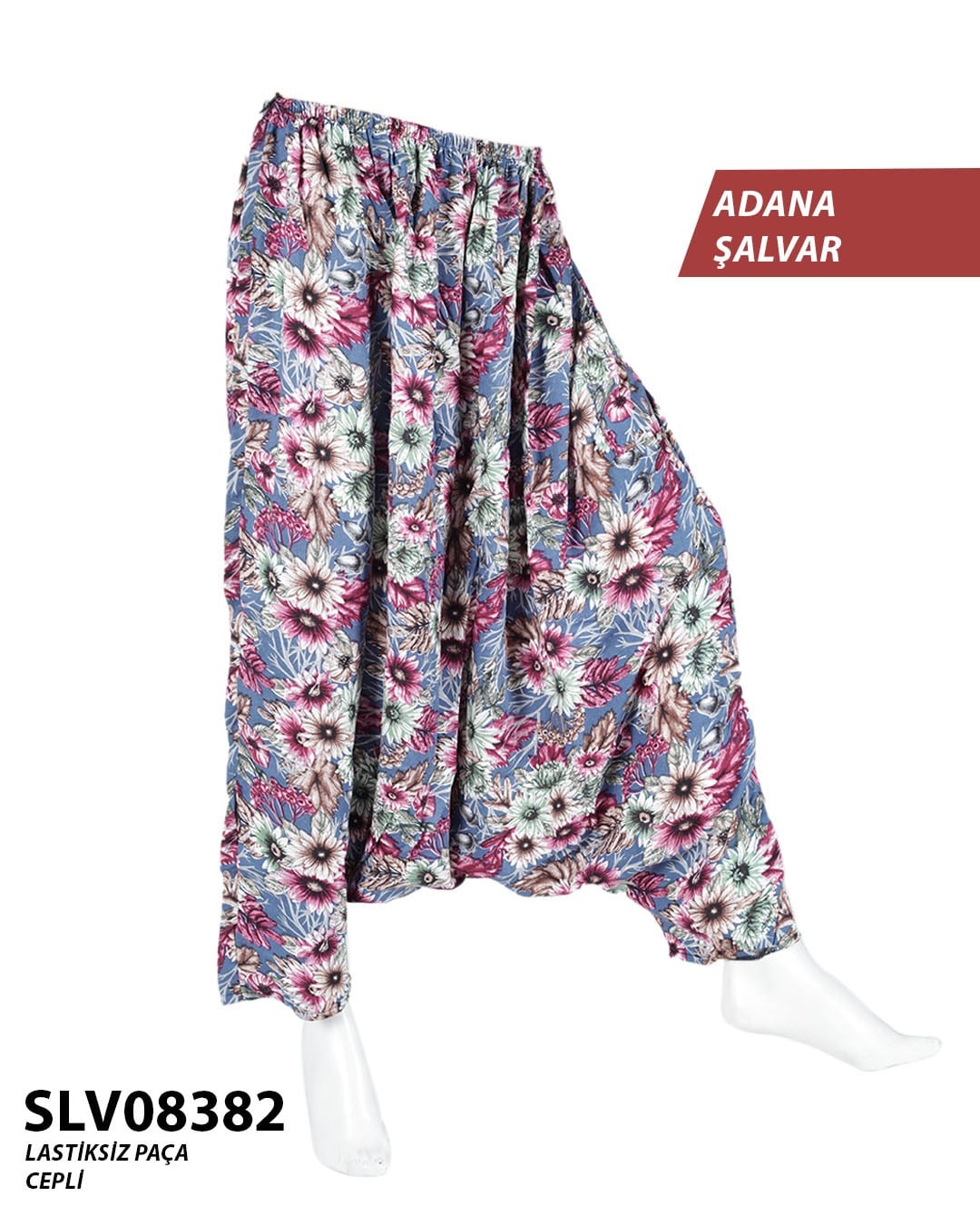 Yeni Viskon Adana Şalvar (Cepli) SLV08382-7424