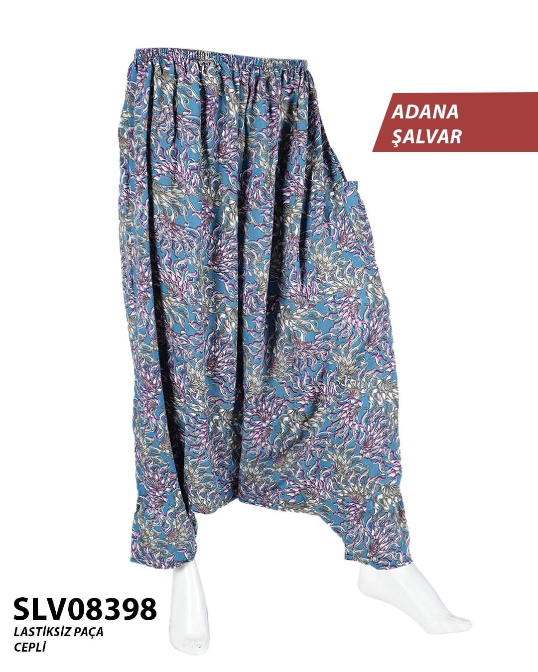 Yeni Viskon Adana Şalvar (Cepli) SLV08398-7509