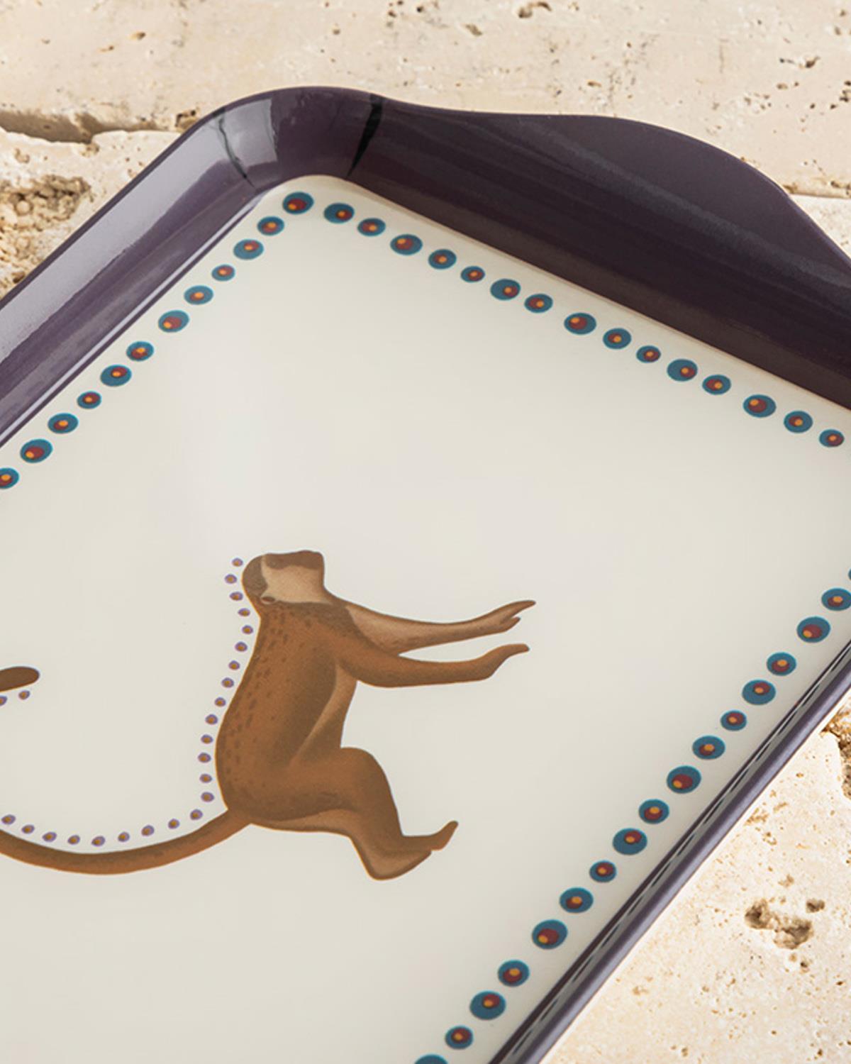 Melamine Tray 23x14 cm Purple