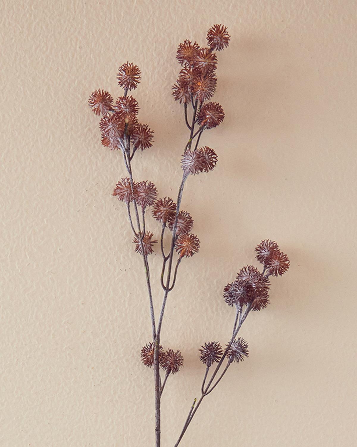 Изкуствено Цвете Един Стрък 72 см Кафяв