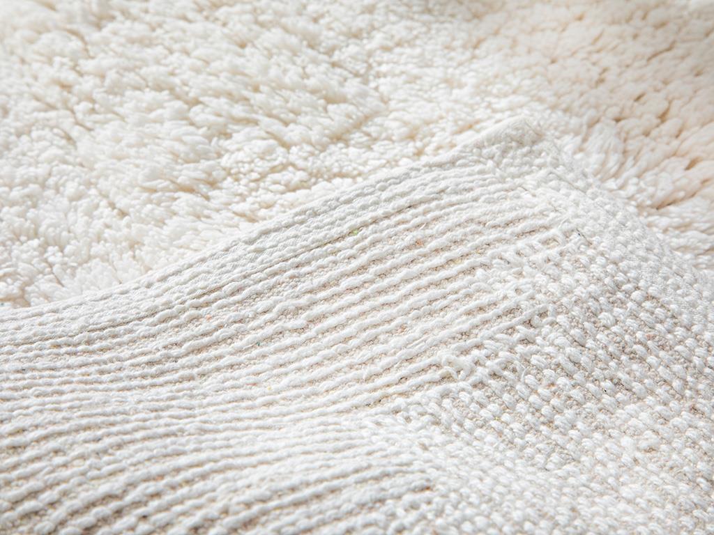 Adela Постелка За Баня Памучен 60x90 см Екрю