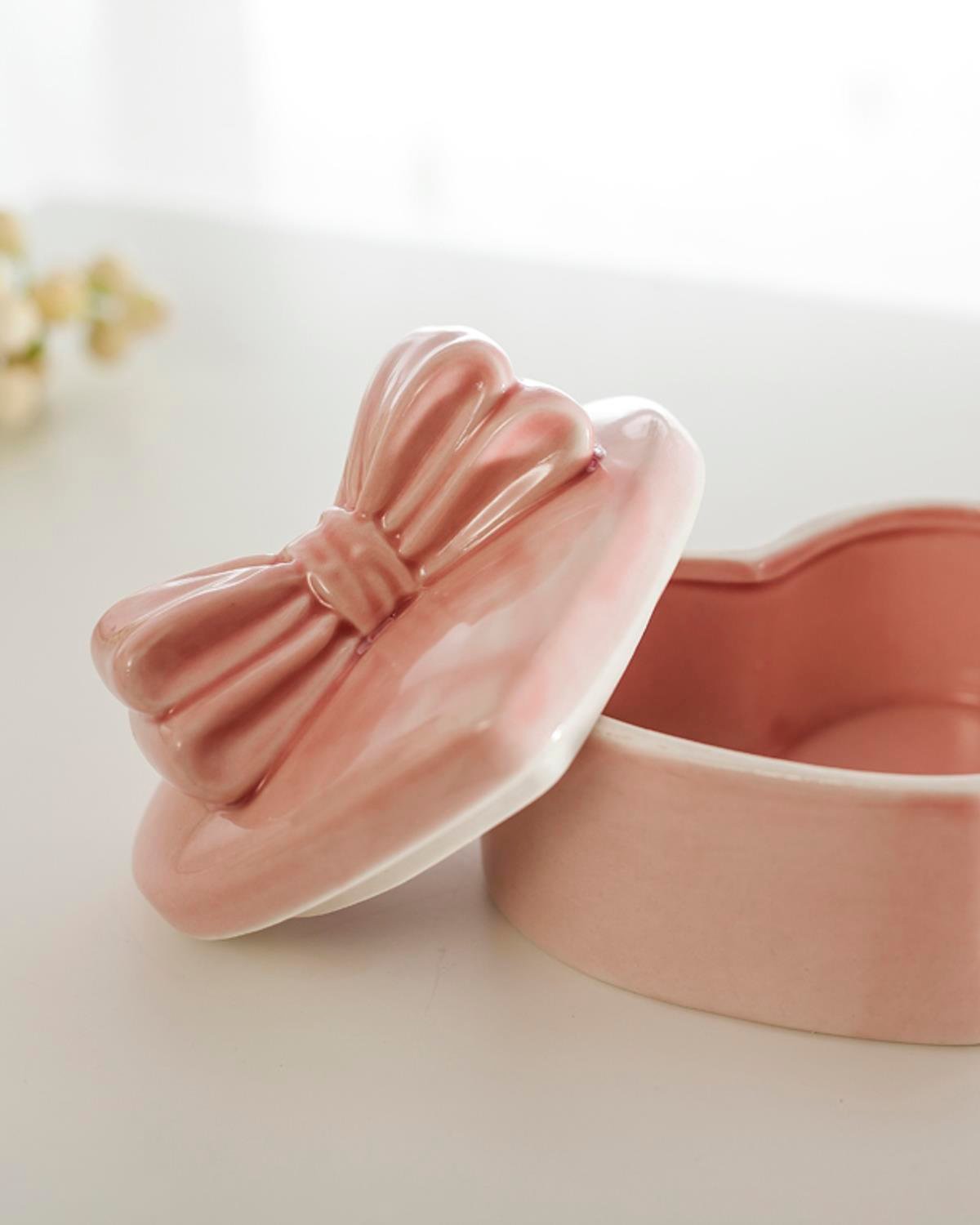 Adele Фигурка Декоративен Каменна керамика 10,9x9,6x8,6 см Розов