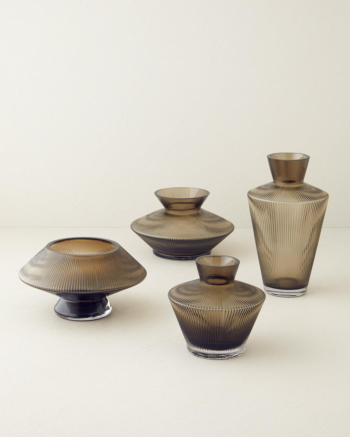 Alessi Ваза 11 см Светлокафяв