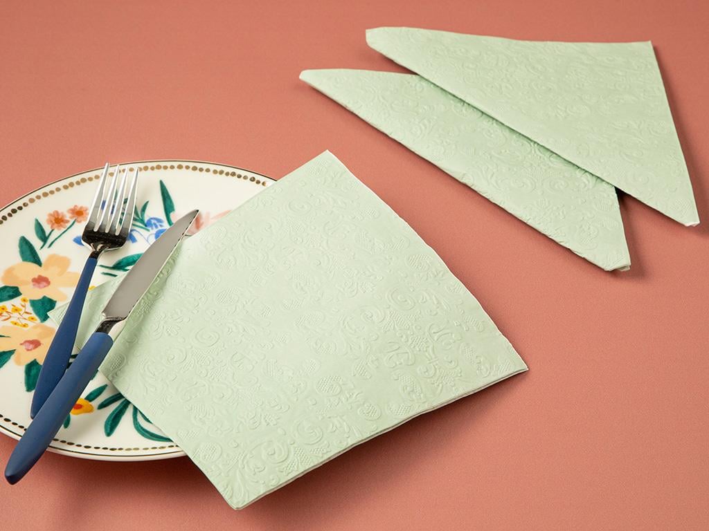 Allegro ХАРТИЙНИ САЛФЕТКИ 20 комплект Хартия 33x33 cm Green