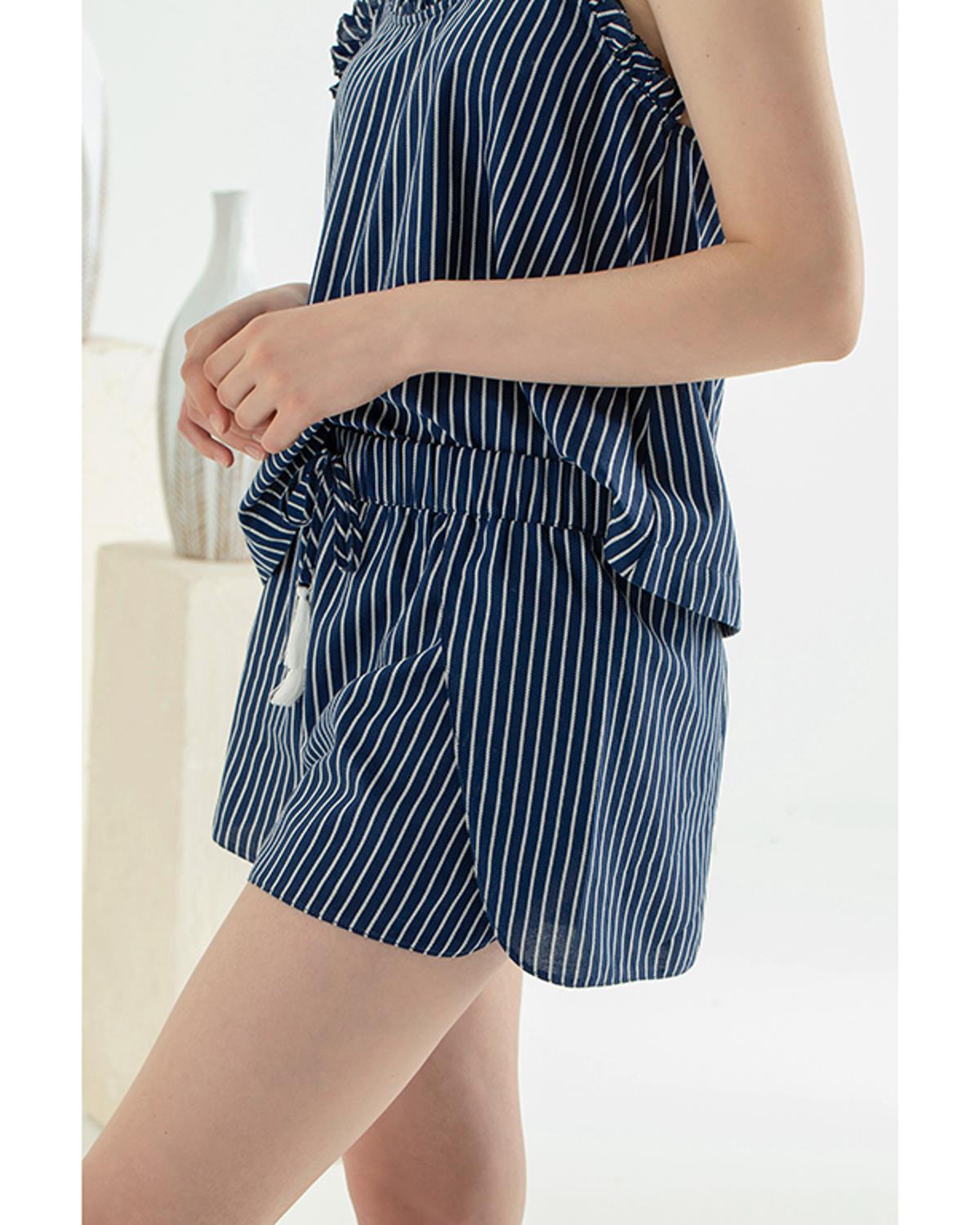 Amber Комплект Пижама Жена Вискоза M Морскосин