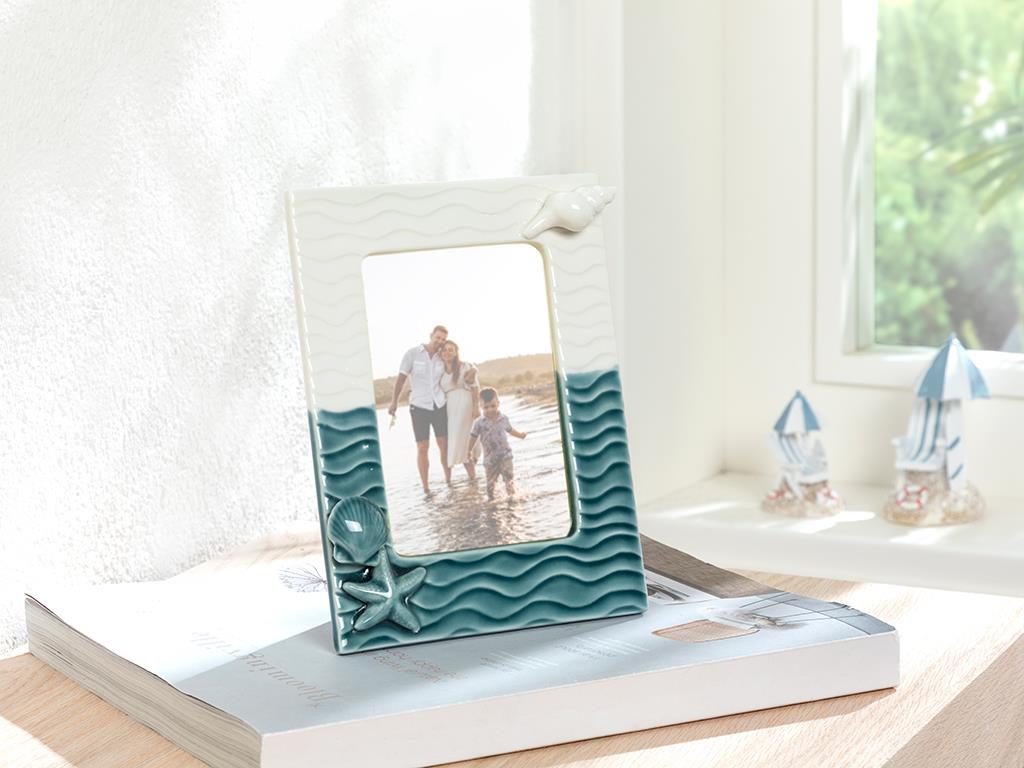 Animals Photo Frame 15.9x19.1x2.4 cm Blue