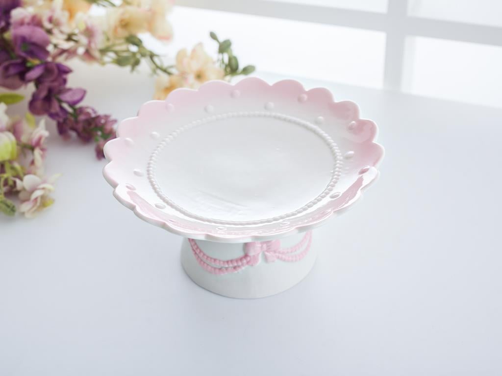 Arıanna ПОСТАВКА ЗА КЕКС Stoneware Pink