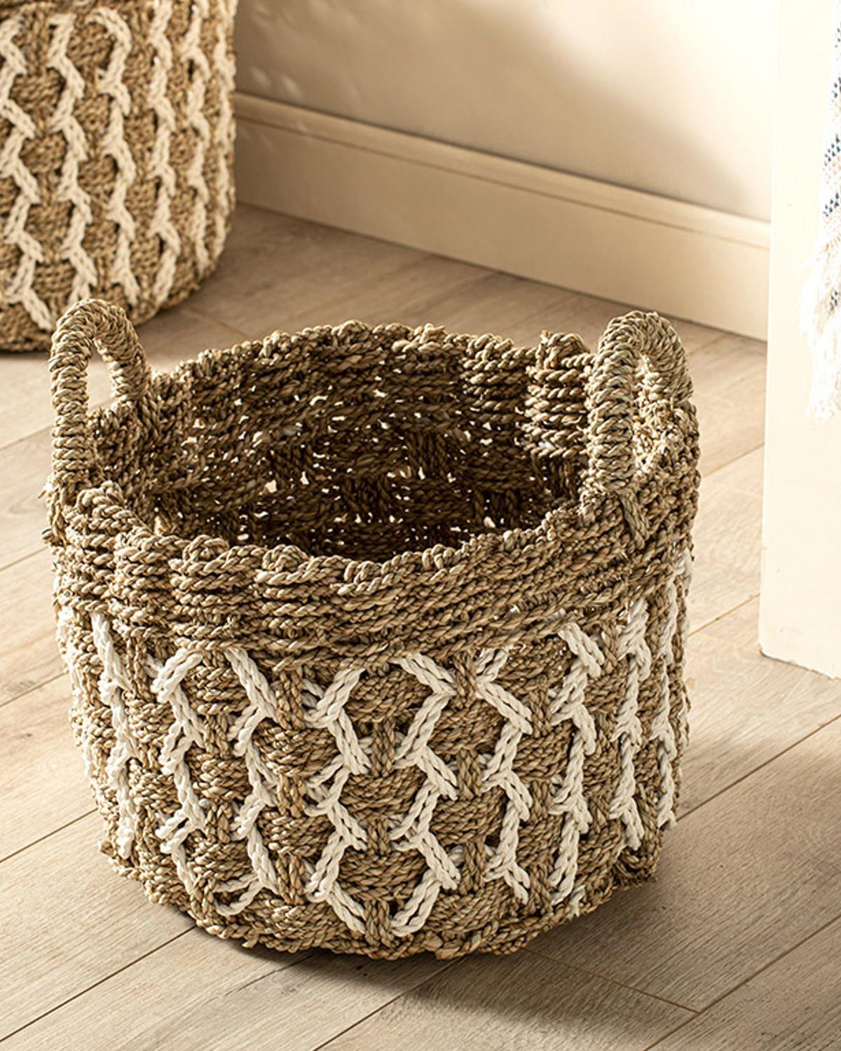 Armo Кошница Бяло-Кафяво, 0