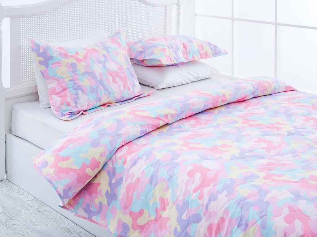 Army ПОКРИВКА ЗА ЛЕГЛО К Двоен човек Памучен 240x260 cm Pink