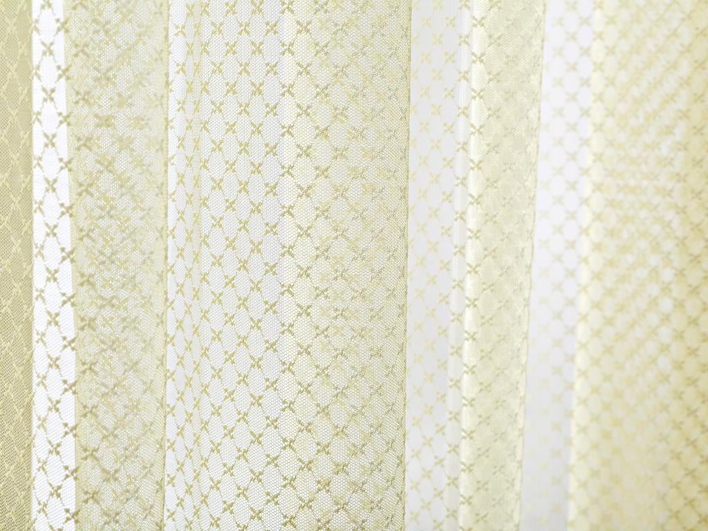 Ashley ТЮЛ ПЕРДЕ Плетиво Light Yellow