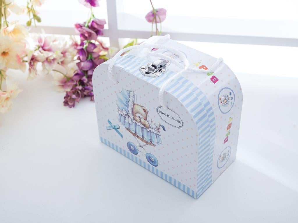 Baby Carrıage БЕБЕШКИ КОМПЛЕКТ ЗА 3 бр. Порцелан . Blue.