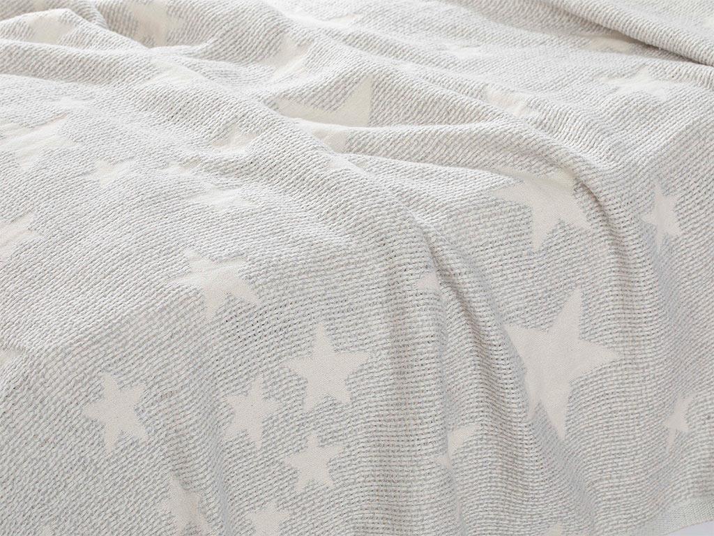 Baby Stars БЕБЕШКА ПОКРИВКА Жакардов 80x120 cm Gray
