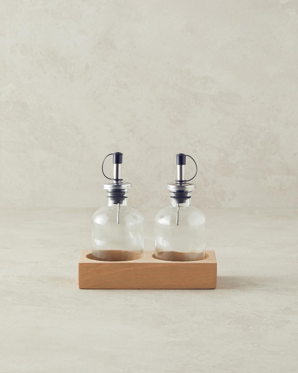 Baıley Съд За Олио Или Оцет 2 бр. Стъкло 150 мл Кафяв