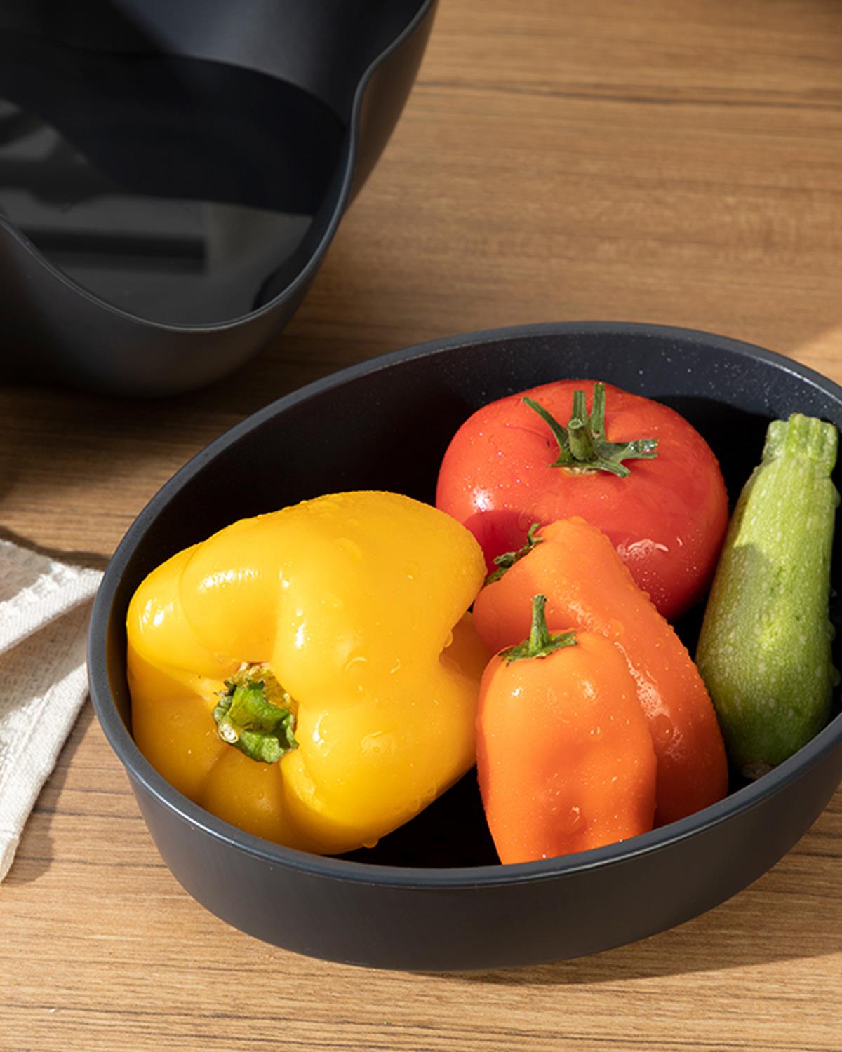 Basıc Гевгир 2 части Пластмаса 20 см Антрацит