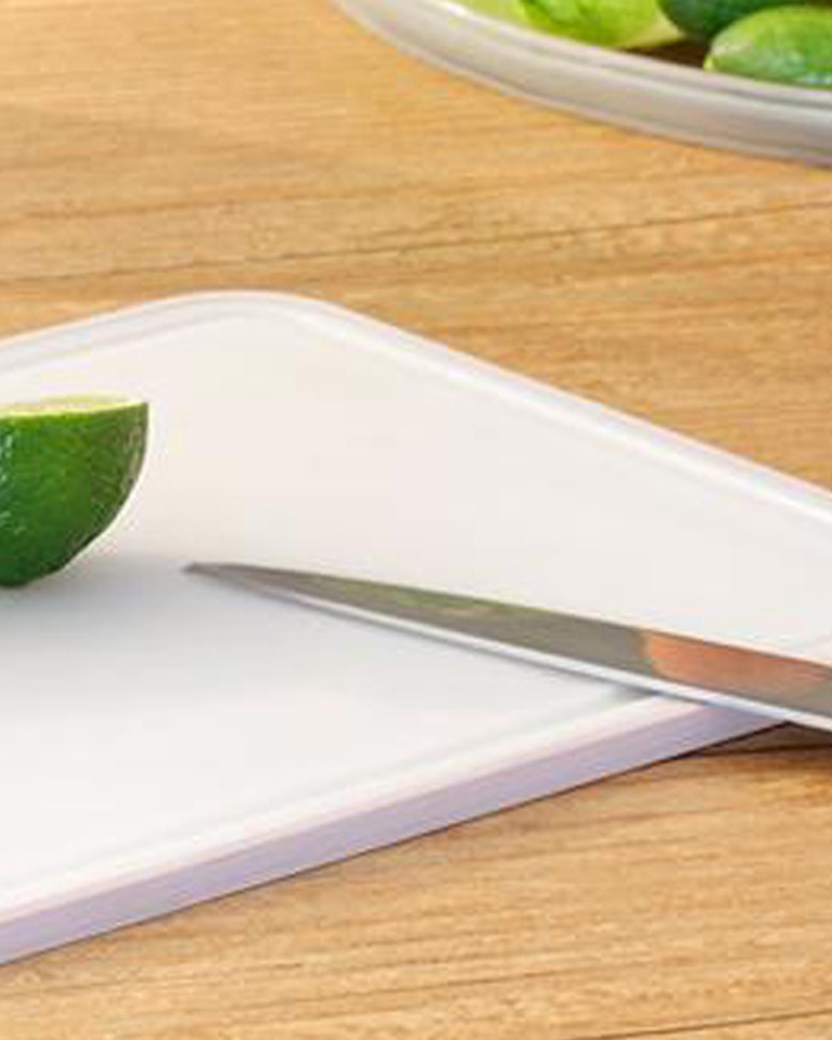 Basic Дъска За Рязане С Дръжка, Пластмасов, Прах, 40 Cm