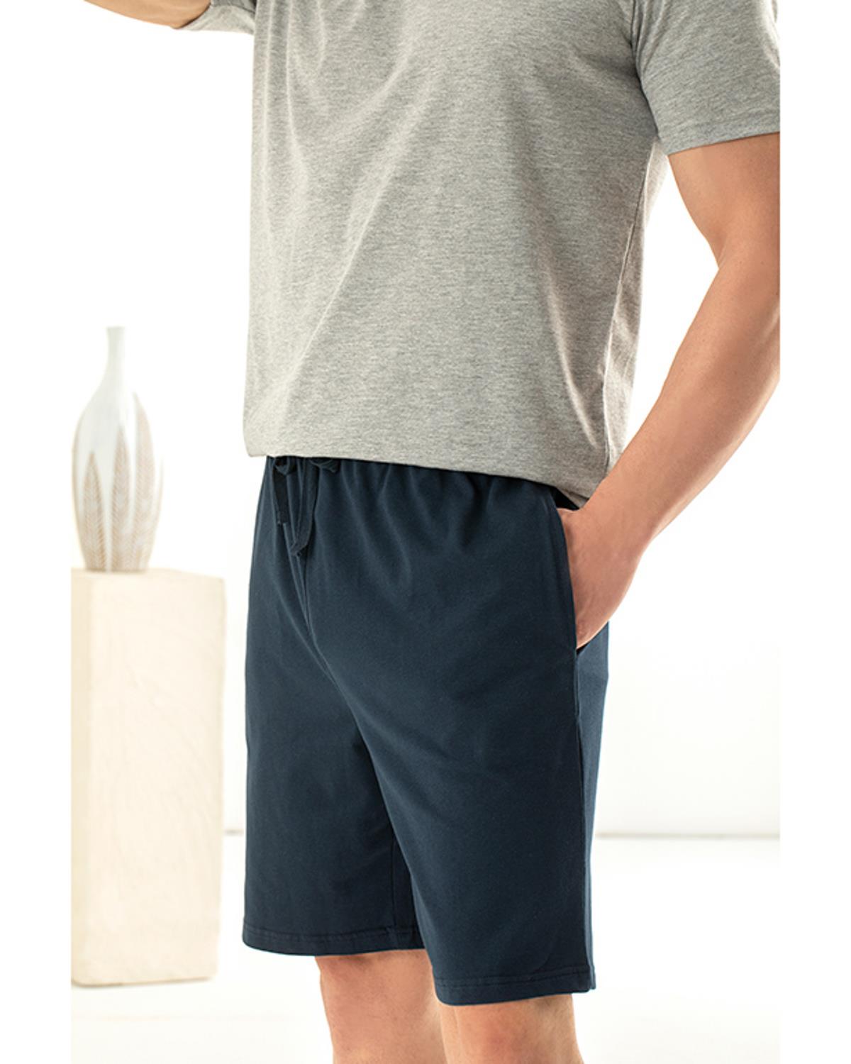 Basic Comfort Комплект Пижама Мъжки, Пенирана Тъкан, Тъмно Синьо, L
