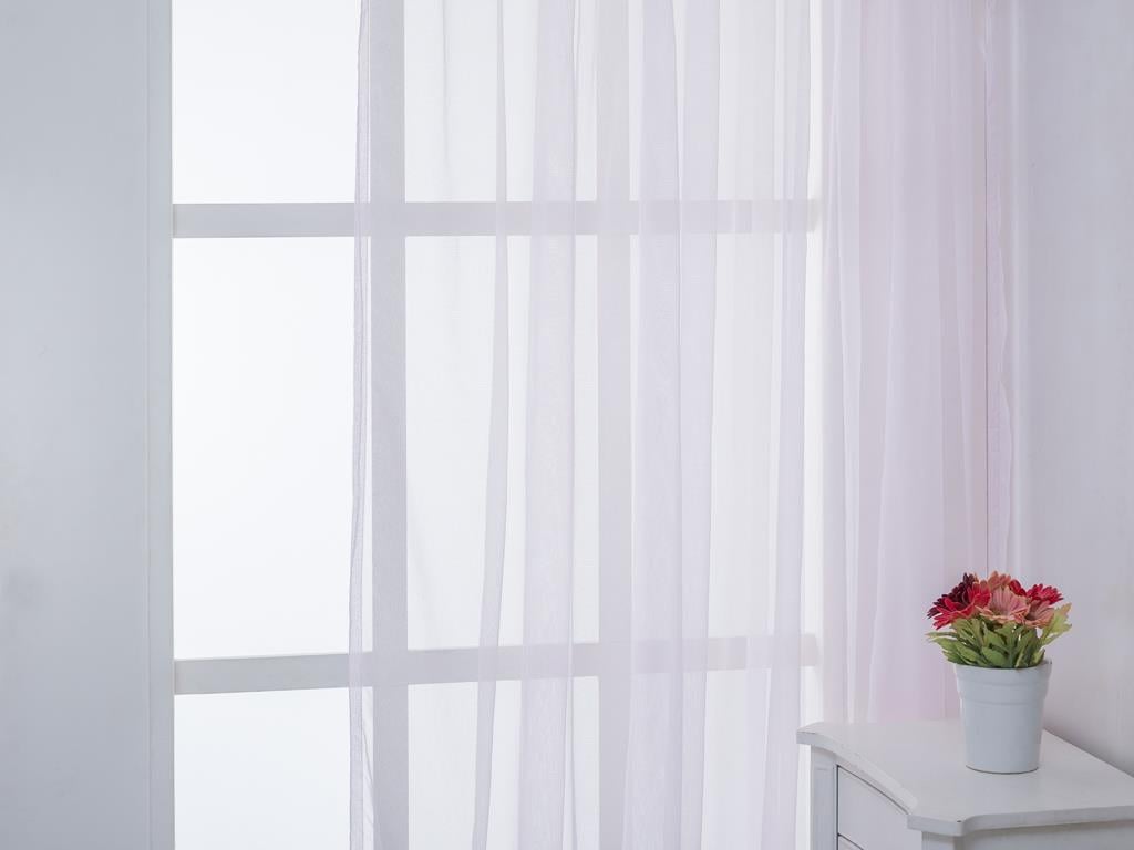 Basıc ТЮЛ ПЕРДЕ Тъкан Light Pink,