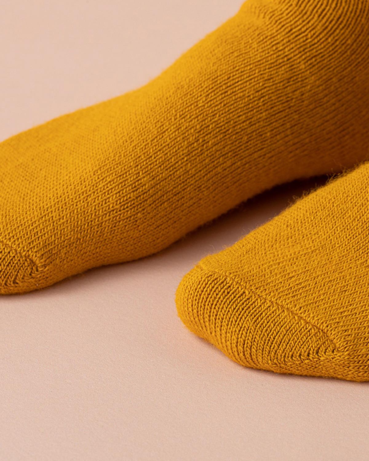 Basic Soft Чорап С Дълга Дължина Дамски, Акрил, Горчица, 36-40