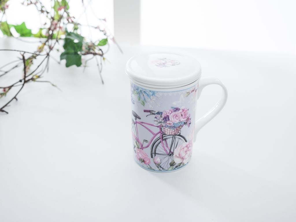 Bıcycle ЧАША ЗА ПОПАРВАНЕ Порцелан 18,0x16,5x8,0 cm Lilac.