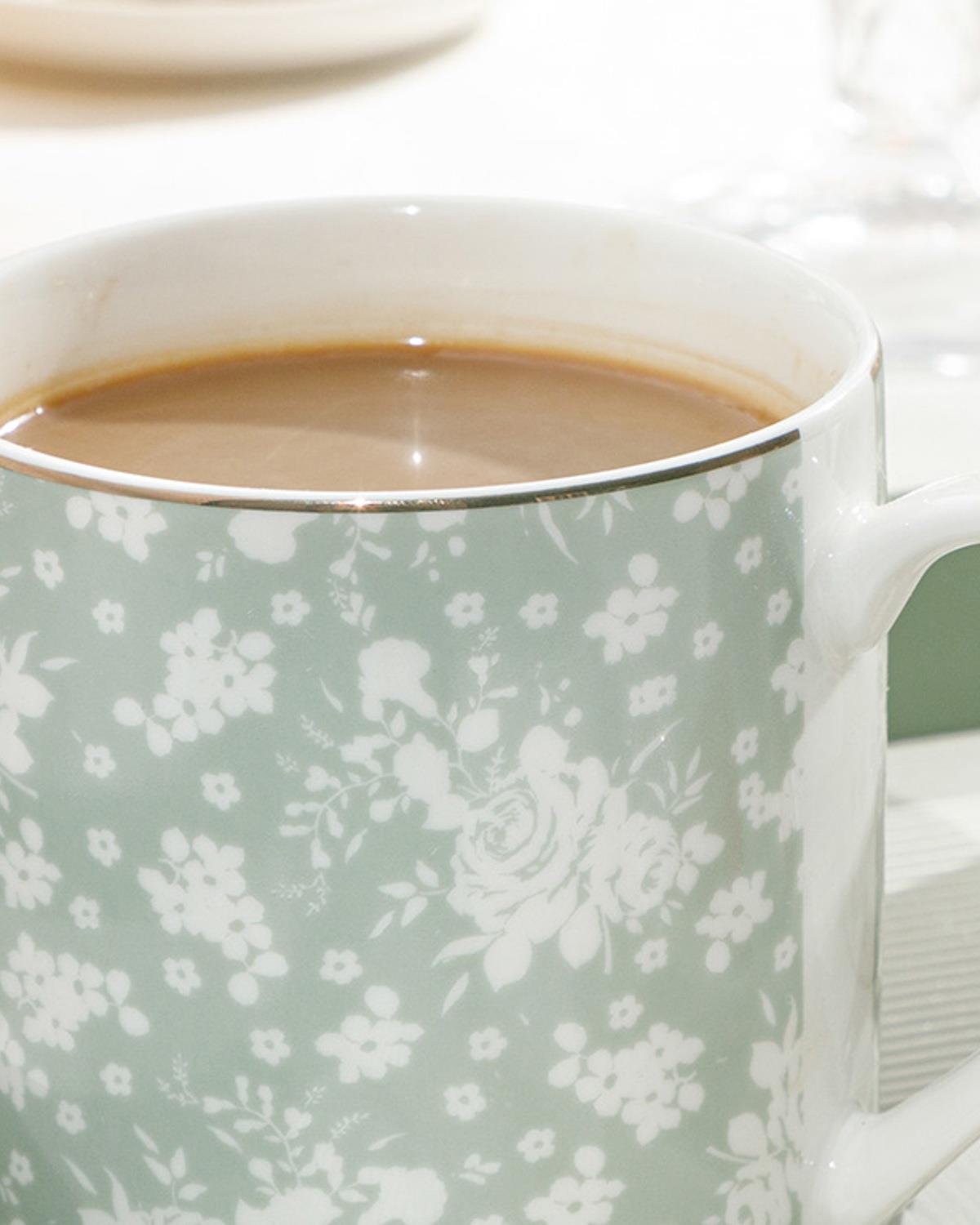 Bloom Чаша 2Бр., New Bone, Бяло-Зелено, 325 Ml