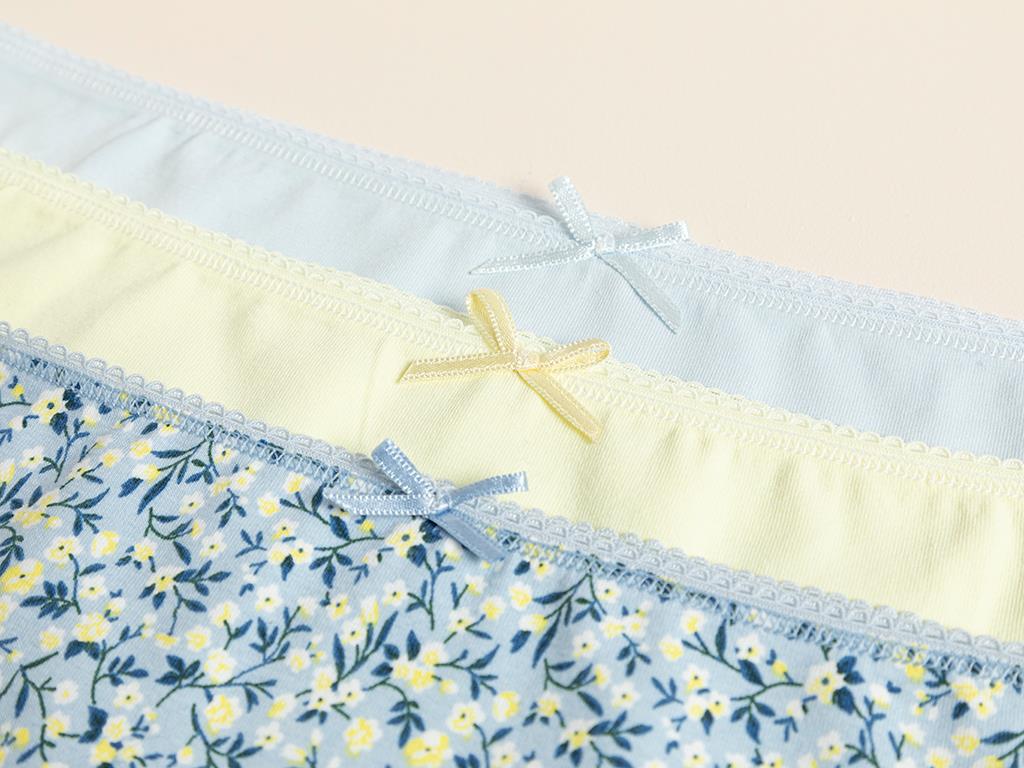 Blue Spring ПЛИКЧЕТА С десен Памучен L Blue-Yellow