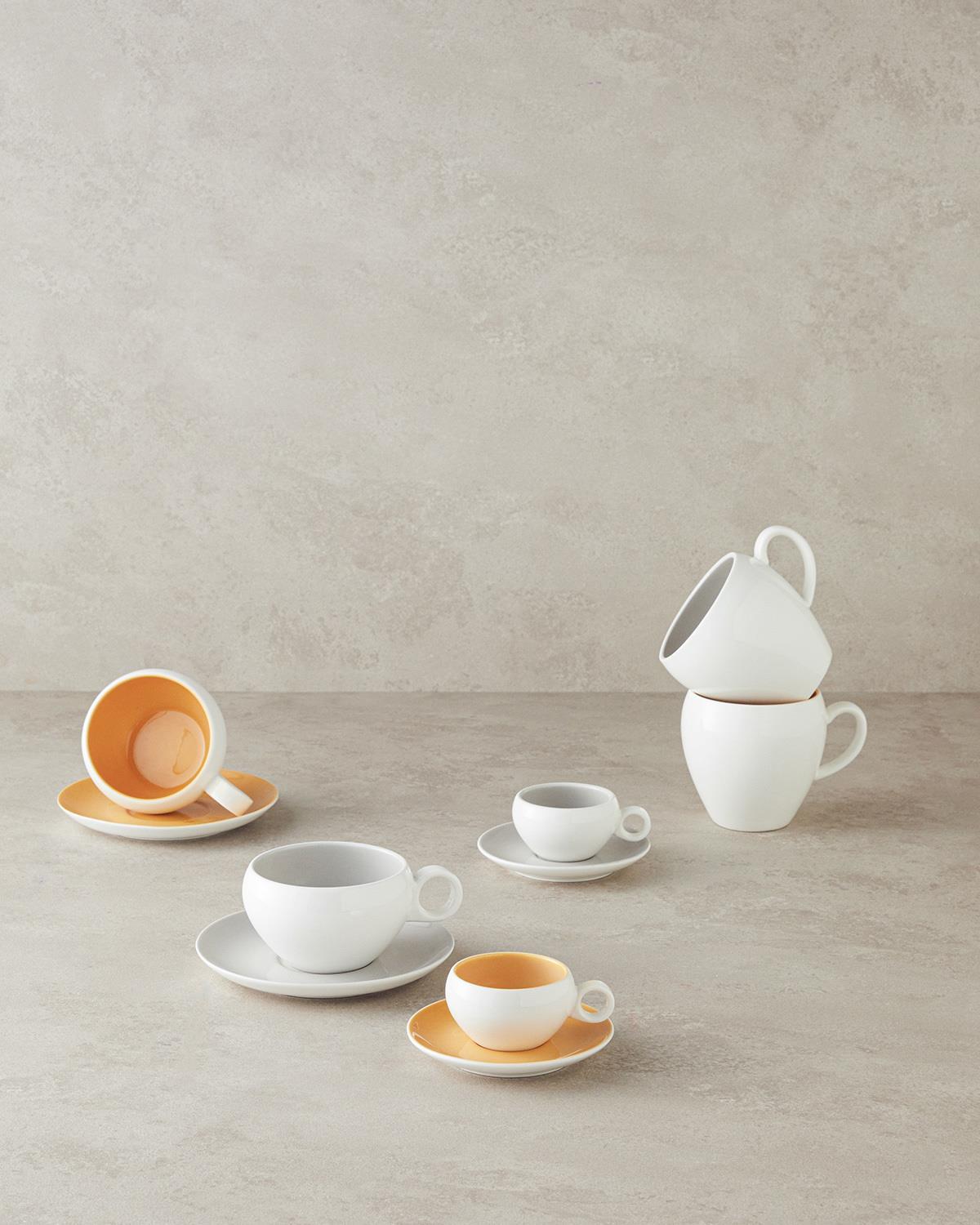 Boho Чаша Китайски костен порцелан 450 мл Сив