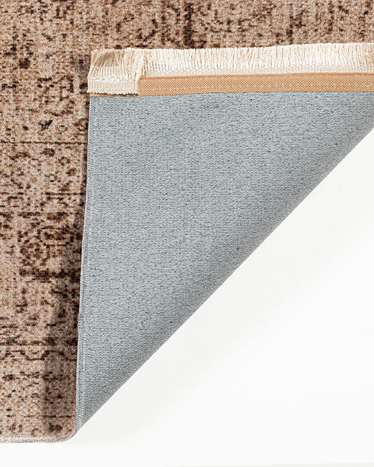 Boho Patch Декоративен Килим Тъкан 80x150 cm Бежов