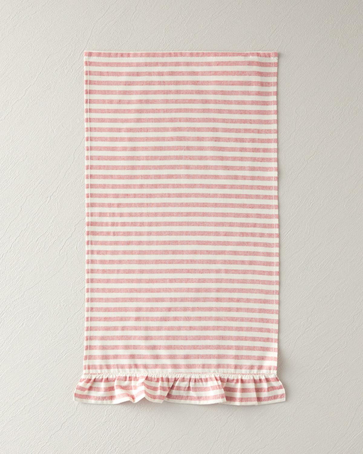 Breton Stripe Кърпа За Сушене Памук 30x50 см Червен