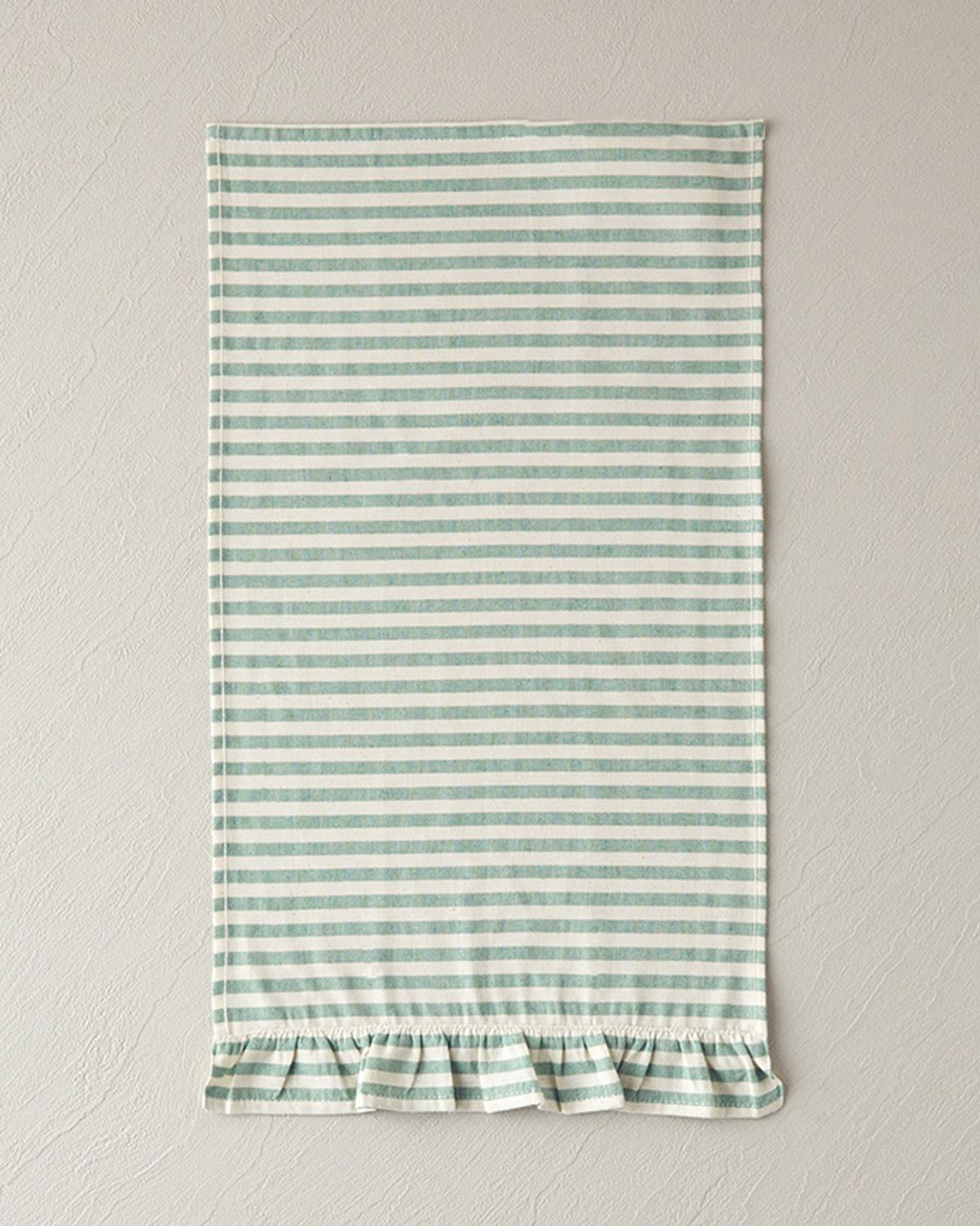 Breton Stripe Кърпа За Сушене Памук 30x50 см Зелен