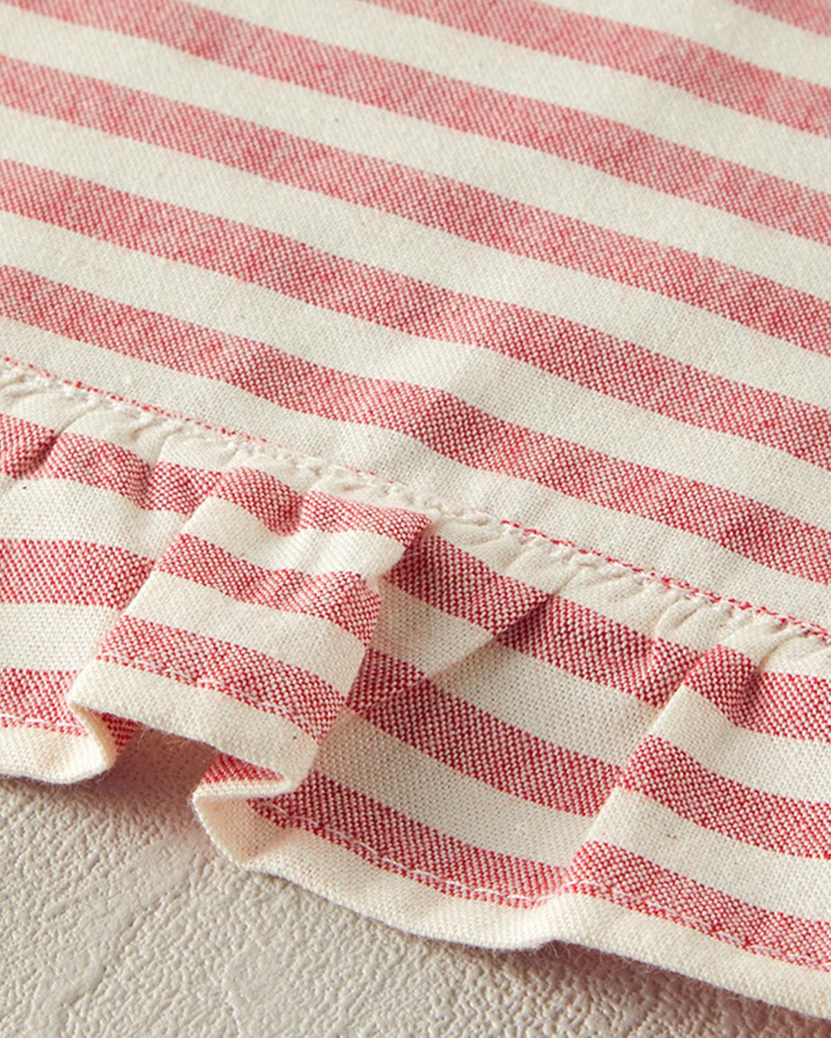 Breton Stripe Кърпа За Сушене Памук 30x50 см Червен