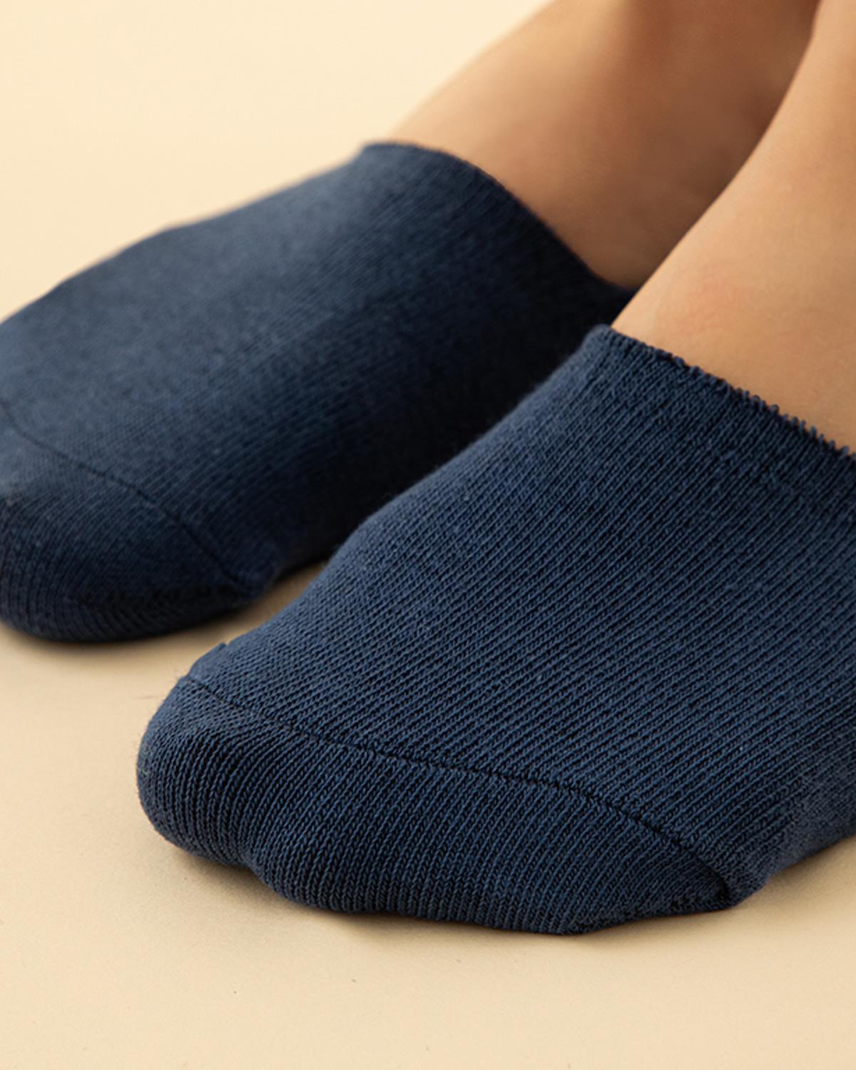 Bubbles Чорапи Бабет Дамски 3 Бр., Памучен Полиестер, Синьо, 36-40