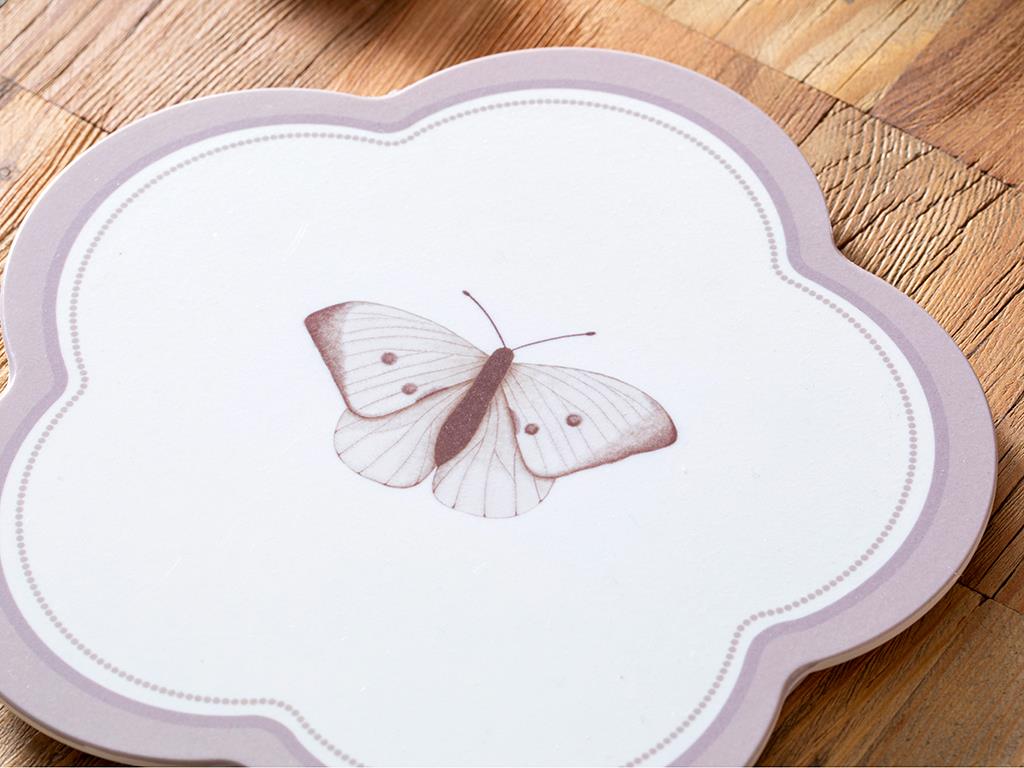 Butterfly Нихале Меламин, Бежово, 18 Cm