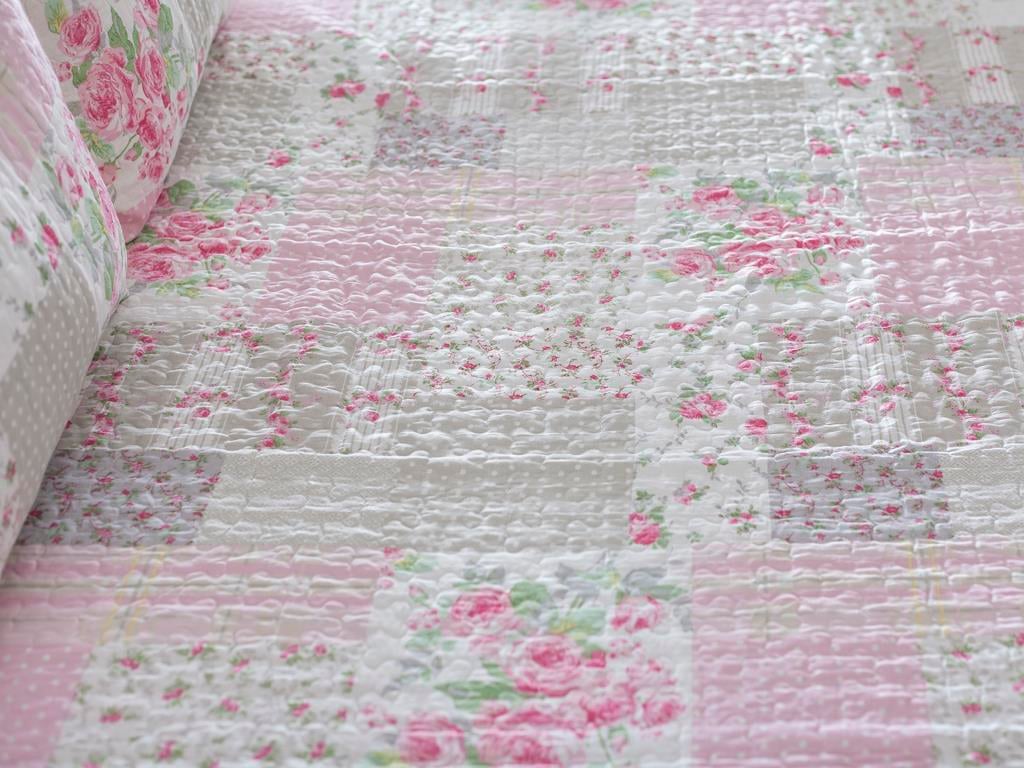 Calvina ПОКРИВКА ЗА ЛЕГЛО К Двоен Памучен 240x260 cm Pink