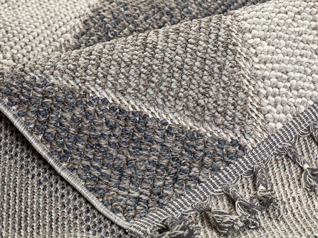 Calvina Woven Bouclé Carpet 80x150 cm Cream - Gray