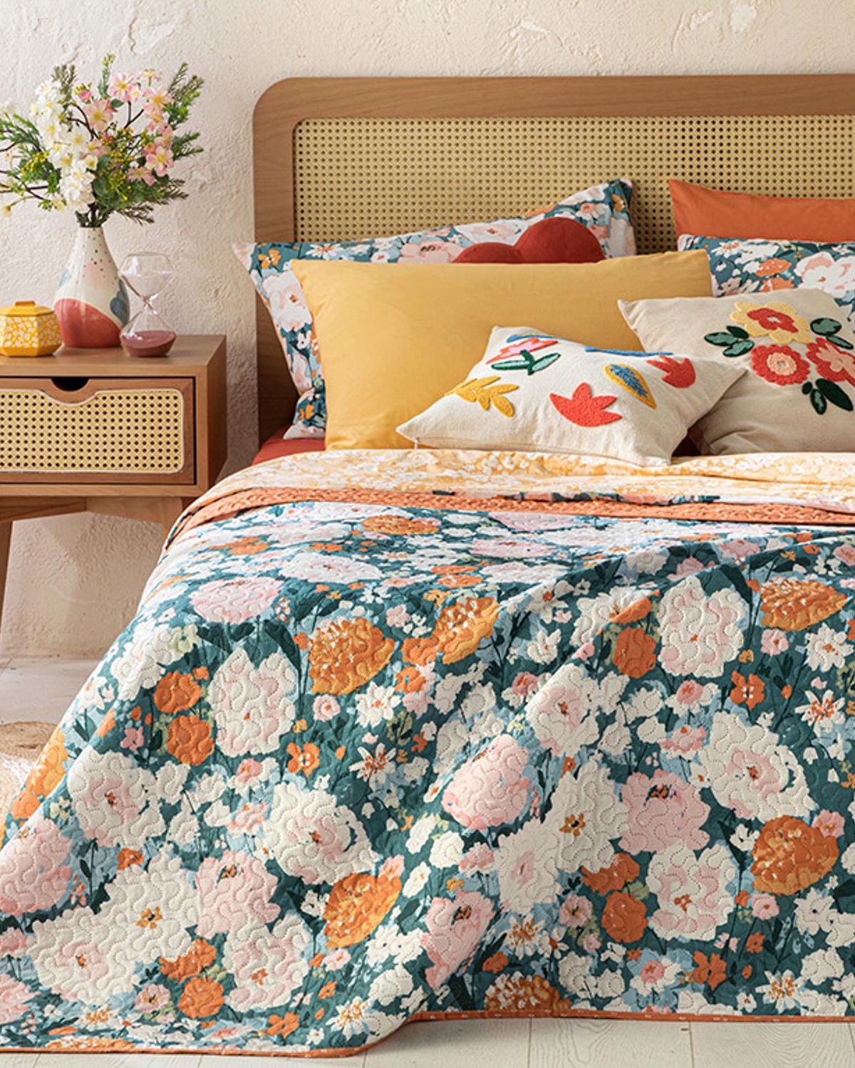Camellia Многофункционално Покривало Двоен 200x220 см Розов
