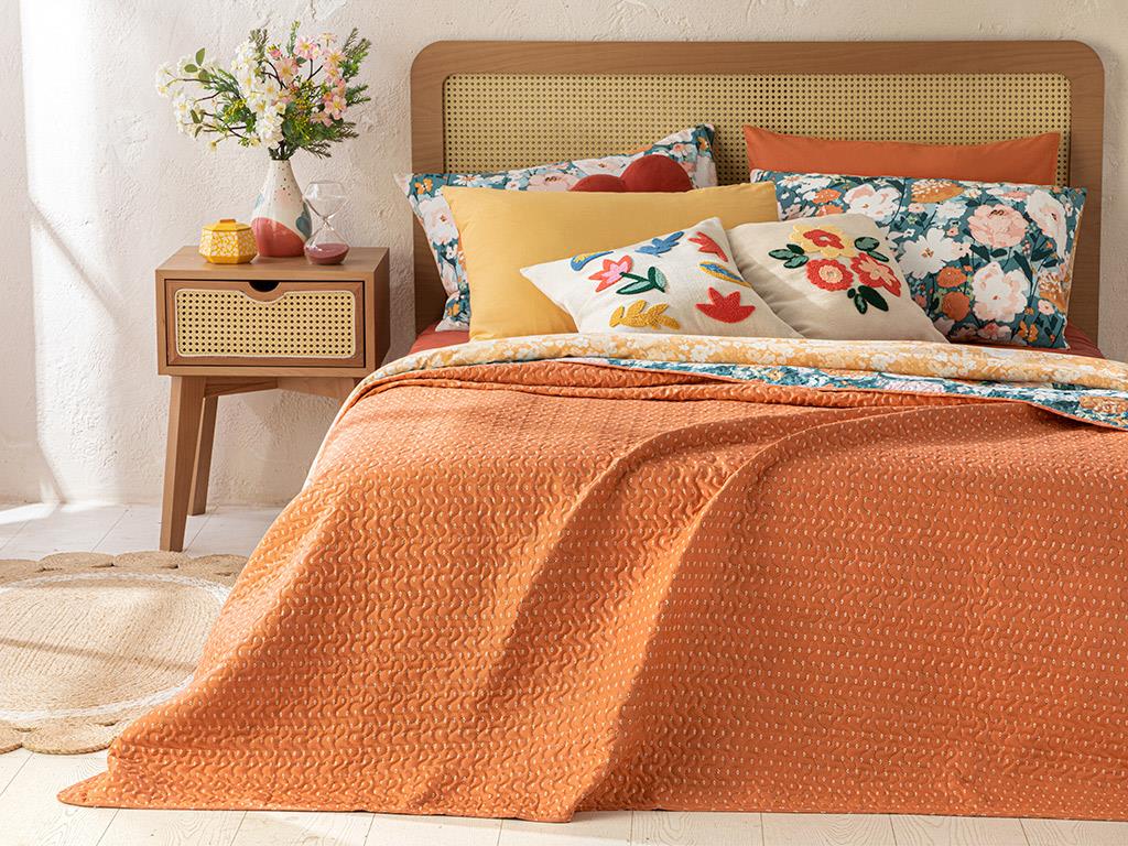 Camellia Многофункционално Покривало Кралски размер 240x220 см Розов