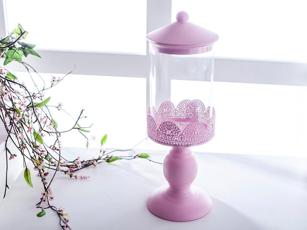 Candy ДЕКОРАТИВНА ЗАХАРНИЦ Ковано желязо Light Pink,