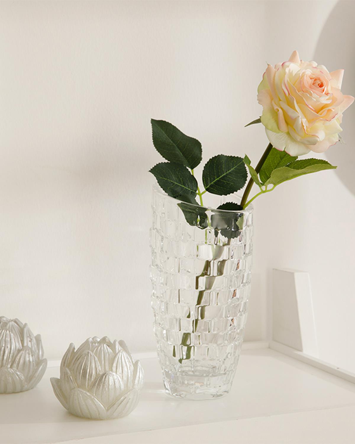Canker Bloom Fabric Artificial Flower - One Pc 45 cm Cream