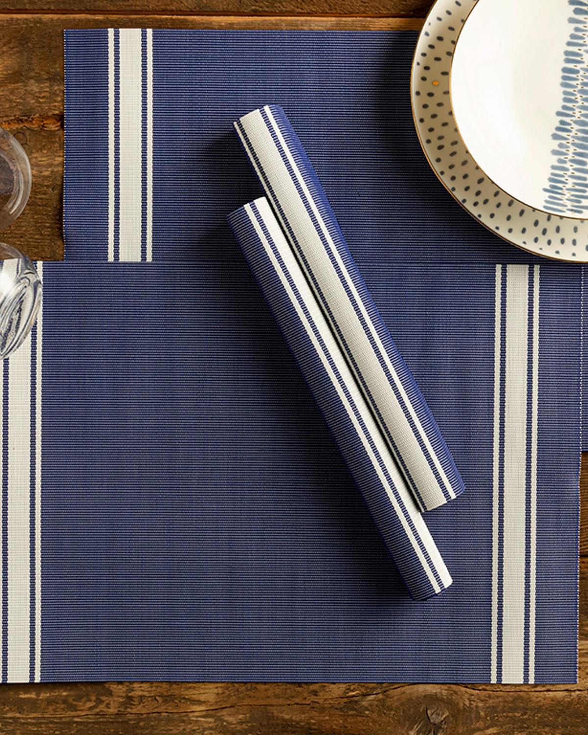 Celeste Американзки Сервиз 4 Бр., Pvc, Синьо, 30 X 45 Cm