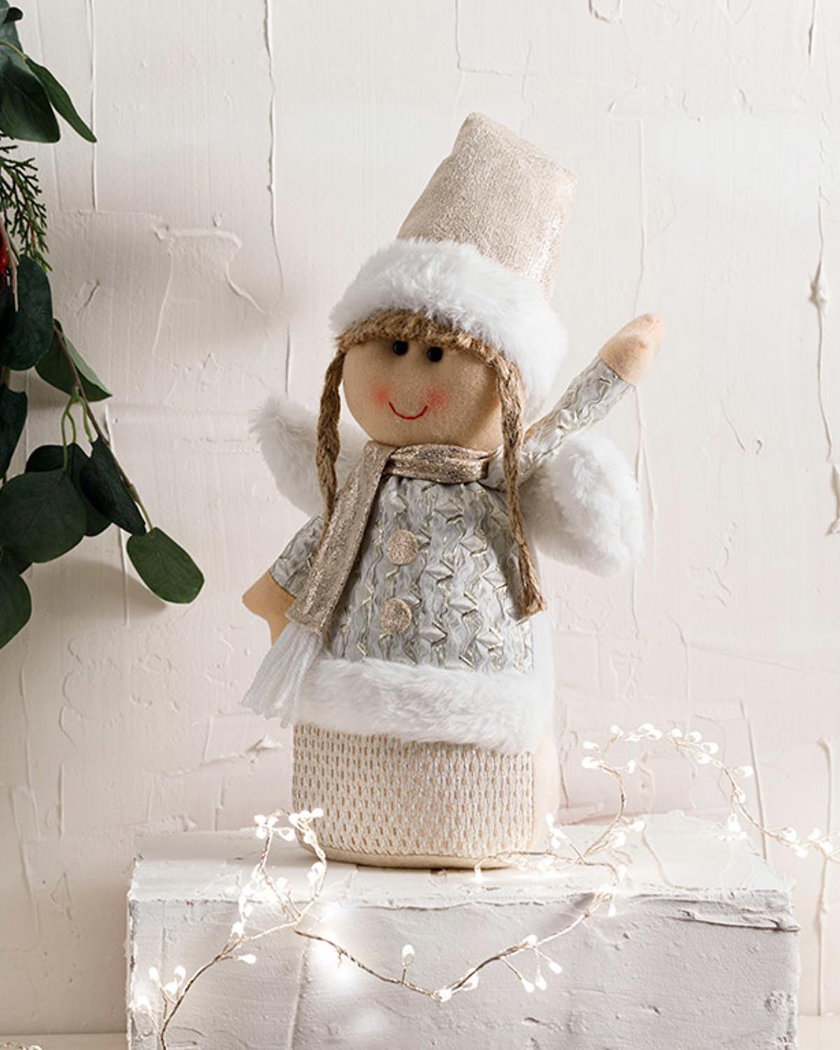 Charming Angel Фигурка Полиестер 28x20x8 см Златен
