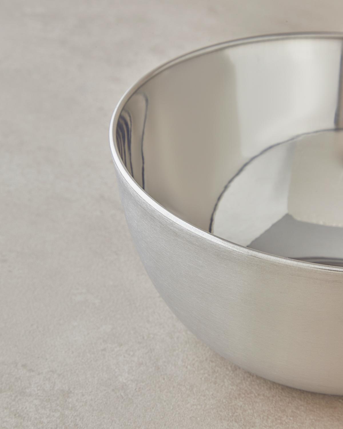 Clave Stainless Steel Bowl 20 cm Silver