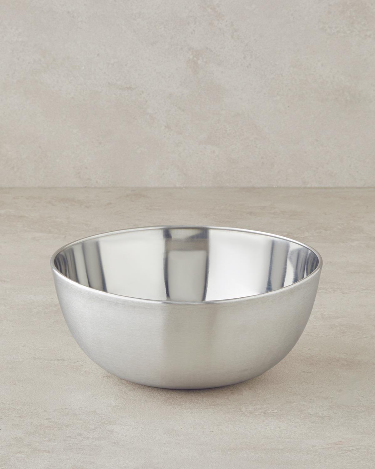 Clave Stainless Steel Bowl 23 cm Silver