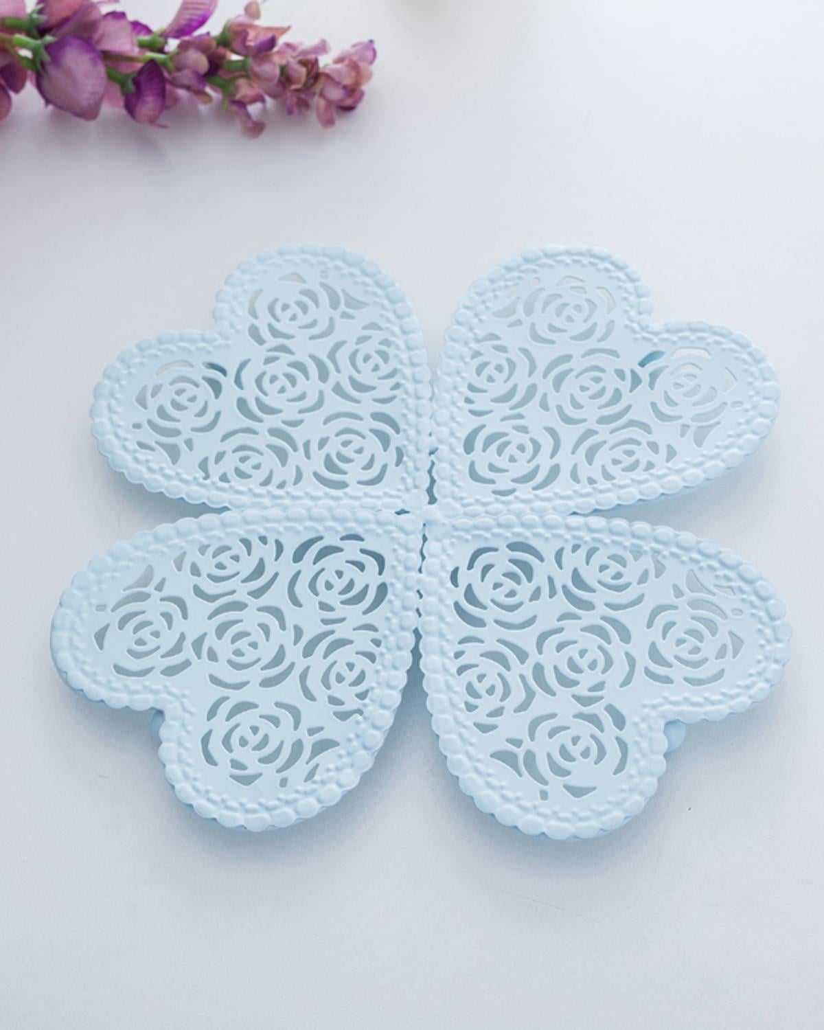 Clover Подложка За Топло Сервиране Детелина Ковано желязо 20,0x20,0x1,4 см Mint