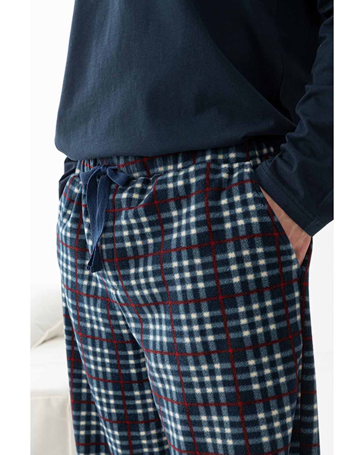 Comfort Комплект Пижама Мъжки Полар S Морскосин